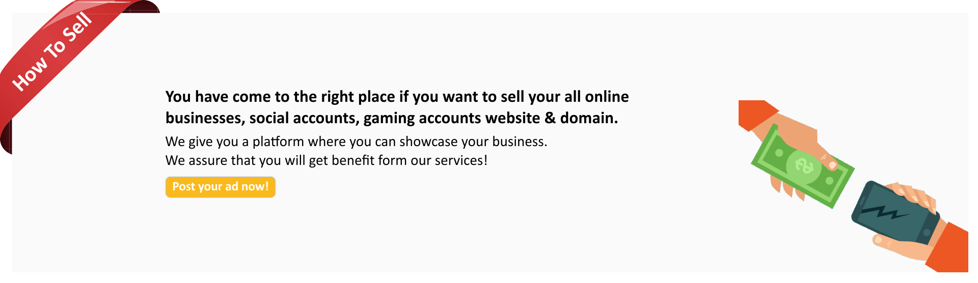 How to sell on WEFTIDY